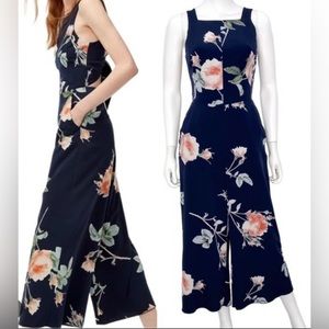 Aritzia Wilfred Ecoulement floral Jumpsuit size 4